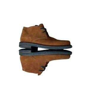 Donald J. Pliner Levi Chukka Boots Calf Suede Cognac Size 7